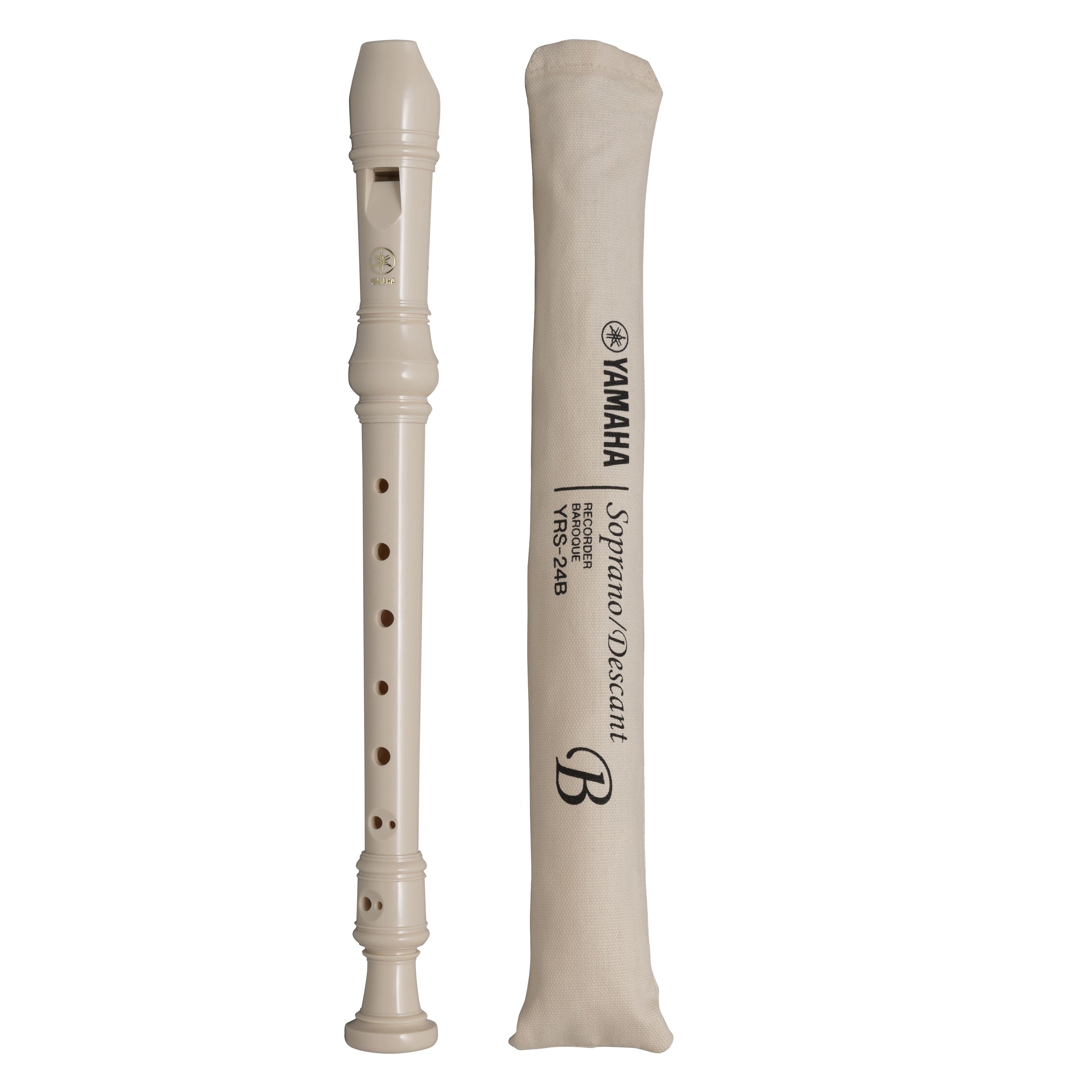 Flauta dulce soprano Yamaha YRS-24B - Digitación barroca
