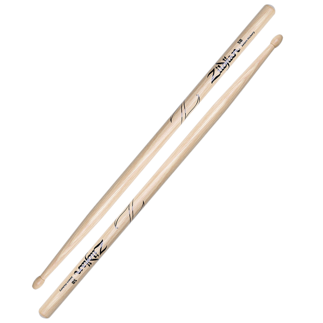 Zildjian Natural 5B Hickory Wood Tip Drumsticks